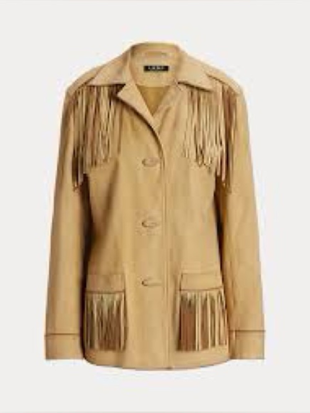 Ralph Lauren Fringe Suede Jacket